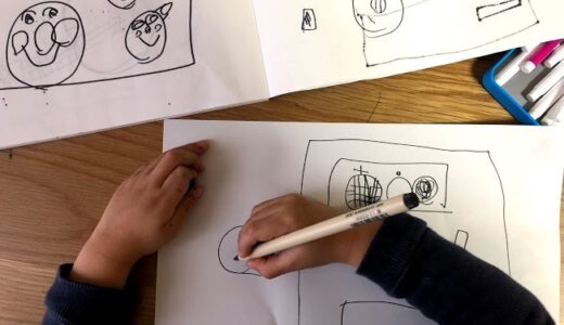 お絵描きが大好きな子どものために！コスパが良い紙は？我が家の答え