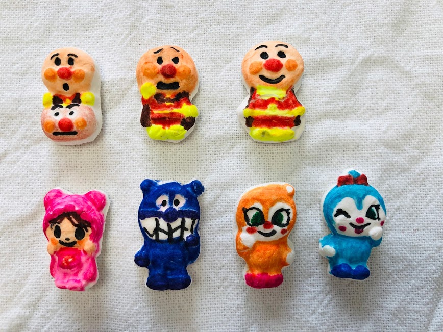 アンパンマングミを型にした紙粘土工作を作ってみました コノトキロク